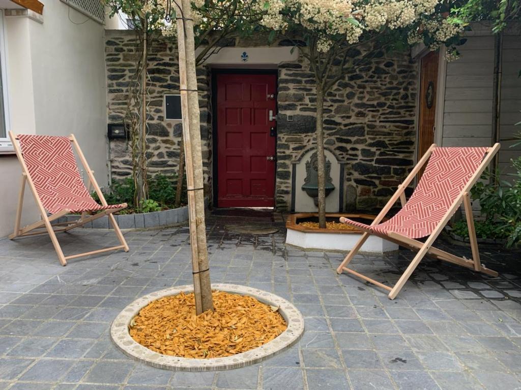 Aux Vieilles Murailles • Charmante Maison & Cour Morlaix Eksteriør bilde